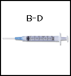 Buy Needles with syringes- BD